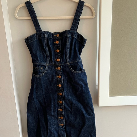 Madewell Denim Overall Dress - Picture 3 of 5